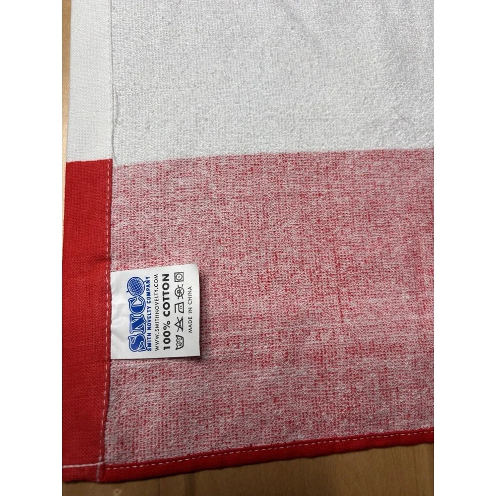 Smith Novelty Company Beach Towel Unisex OS White California Republic Bear Flag